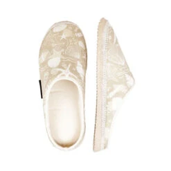 Giesswein Pantoffeln Prisdorf Hausschuhe - Beige/braun -Schuh Mode Geschaft 29043423 07