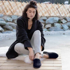 Giesswein Hausschuhe Neudau Hüttenschuhe - Dunkelblau -Schuh Mode Geschaft 4999348 07