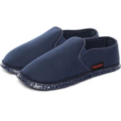 Giesswein Hausschuhe Berlin Hüttenschuhe - Blau-kombi -Schuh Mode Geschaft 4999360 04