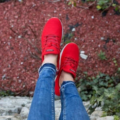 Giesswein Merino Runners WOMEN Sneakers Low - Rot -Schuh Mode Geschaft 7274370 06