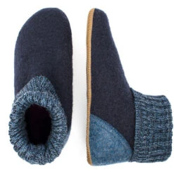 Giesswein Hüttenschuhe Wildpoldsried Hüttenschuhe - Dark Blue Denim -Schuh Mode Geschaft 7274712 03